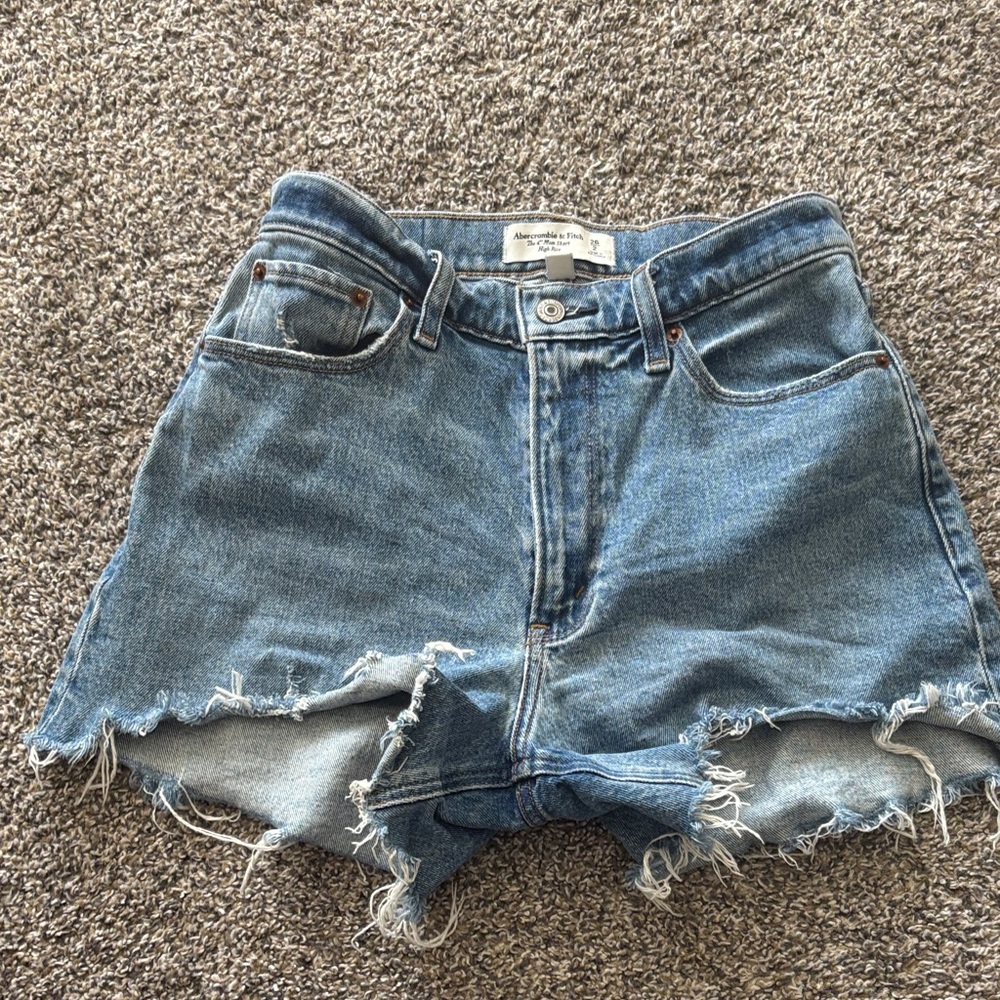 Abercrombie & Fitch Blue Jean Shorts